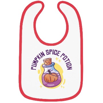 Discover Pumpkin Spice Potion Coffee Enthusiast Halloween Bibs