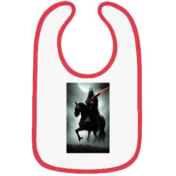 Discover Warrior on the black horse Bibs