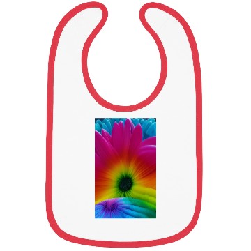 Discover Rainbow Flower Bibs