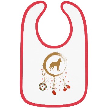 Discover dog dreamcatcher Christmas Belgian Malinois Bibs