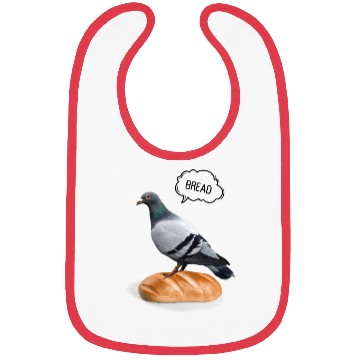 Discover Pigeon the bread lover Bibs