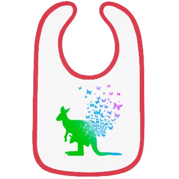 Discover Butterfly & Kangaroo In Nature Australia Kangaroo Bibs