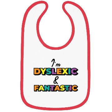 Discover Dyslexia Awareness Colorful Learning Disability Bibs