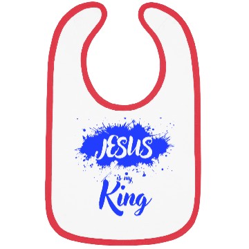 Discover JESUS is my King blue light Bibs