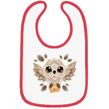 Discover owl mail of leaves Bibs