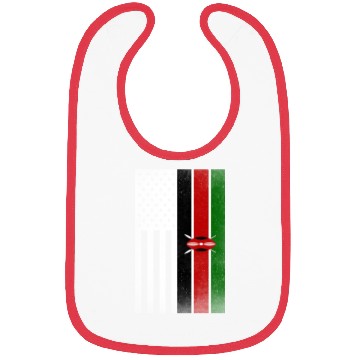 Discover Kenya Design for proud Kenyan Americans Bibs