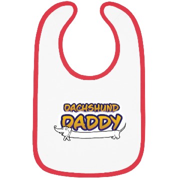 Discover Dachshund Daddy Bibs