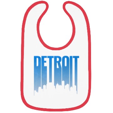 Discover Detroit Michigan Skyline Bibs