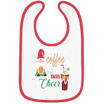 Discover I RUN ON COFFEE AND CHRISTMAS CHEER Bibs