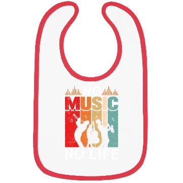 Discover No music no life Bibs