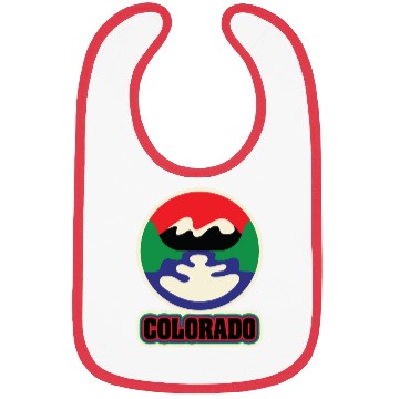 Discover US States COLORADO Bibs