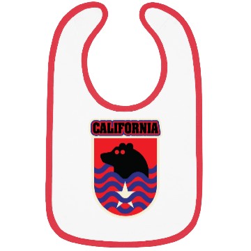 Discover US States CALIFORNIA Bibs