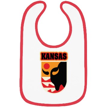 Discover US States KANSAS Bibs