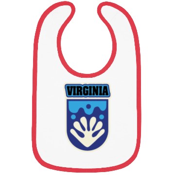 Discover US States VIRGINIA Bibs