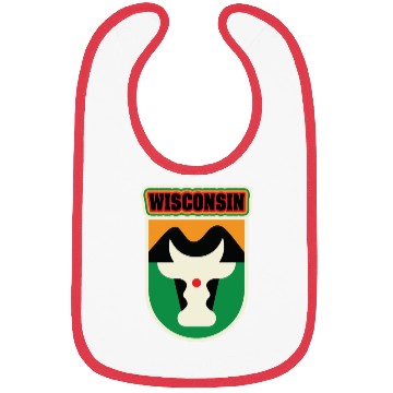 Discover US States WISCONSIN Bibs