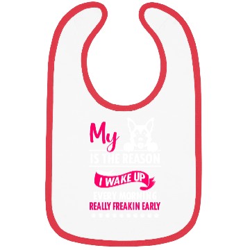 Discover My German Shepherd Reason I Wake Up Bibs