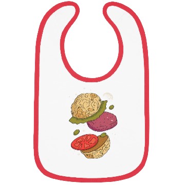 Discover Planets burger vegetables Planets burger vegetable Bibs