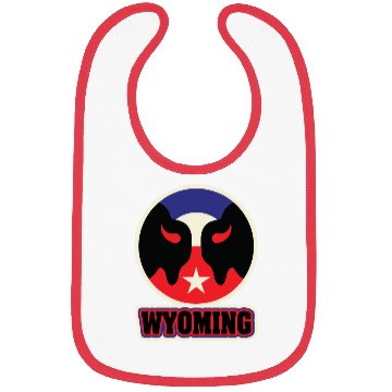 Discover US States WYOMING Bibs