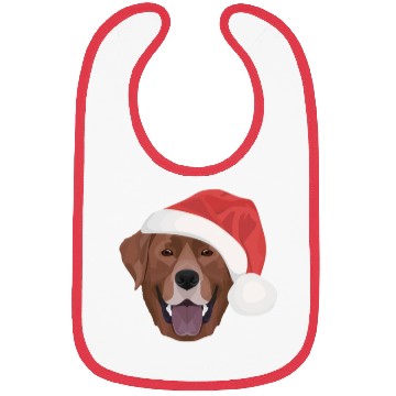 Discover Labrador Merry Christmas Bibs