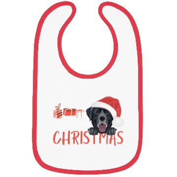 Discover Labrador Merry Christmas Bibs