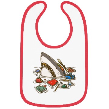 Discover Back to School Shark Bibs