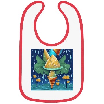 Discover ice cream art Bibs