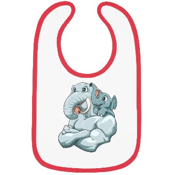 Discover Strong Elephant with Elephant Kid for a Elephant Bibs