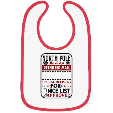Discover North Pole Reindeer Mail Bibs