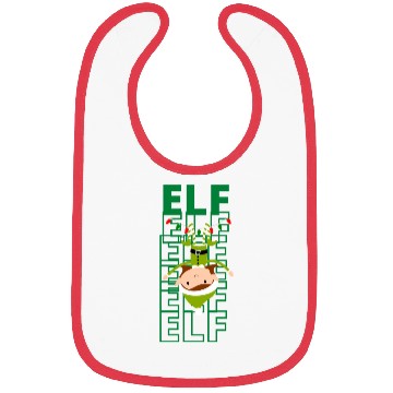 Discover Elf Love Green Bibs