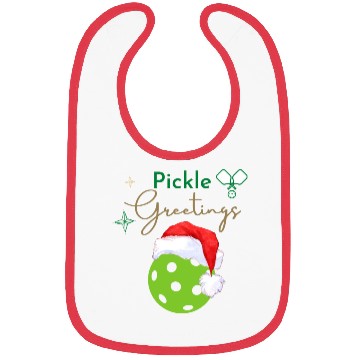Discover Pickle Greetings Bibs