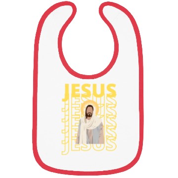 Discover Retro Jesus Love Bibs