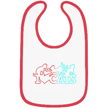 Discover I love Cats Bibs