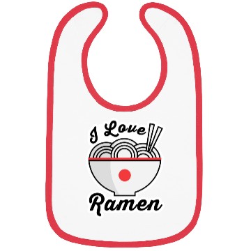 Discover I Love Ramen Bibs