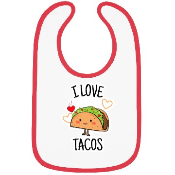 Discover I Love Tacos Bibs