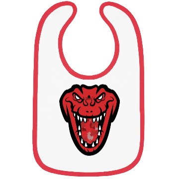 Discover Red Military Crocodile Bibs