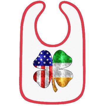 Discover Irish American Flag St Patricks Day Bibs