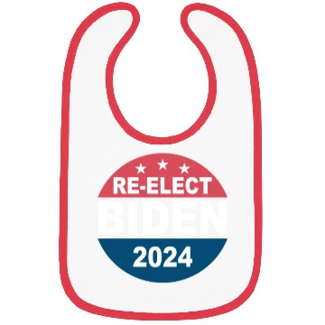 Discover Re-Elect Joe Biden 2024 Democrats Bibs