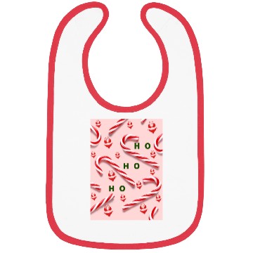 Discover Funny Christmas Candy Canes Bibs