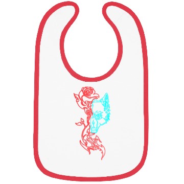Discover Wolf and Rose Bibs