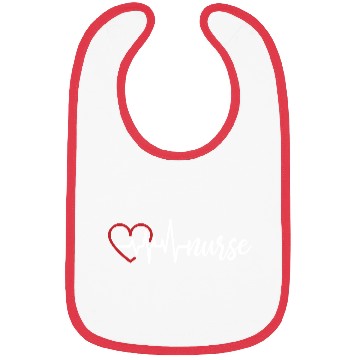Discover Heart Beat Nurse Bibs