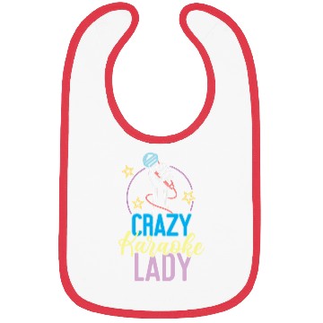 Discover Karaoke Singer 80s Retro Crazy Bibs