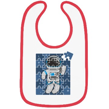 Discover Autism Spaceman Astro Cosmo Space Lover Autism Awa Bibs