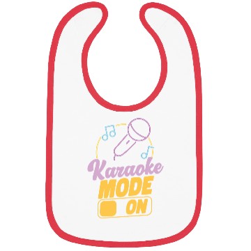 Discover Karaoke Singer 80s Retro Karaoke Bibs