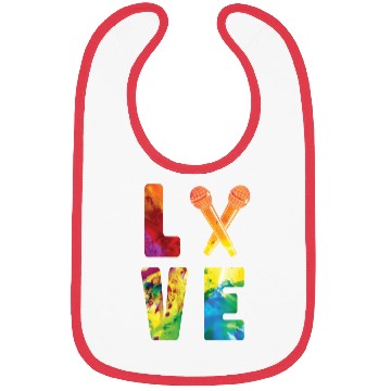 Discover Karaoke Singer Microphone Vocalist Bibs