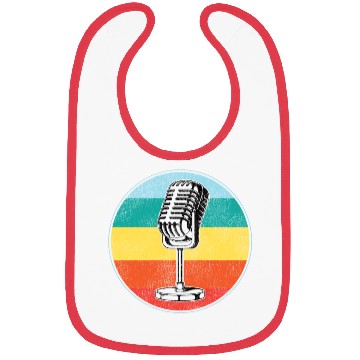 Discover Karaoke Singer Microphone Vocalist Bibs
