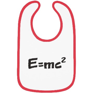 Discover E mc2 funny science physics geek gifts formula Bibs