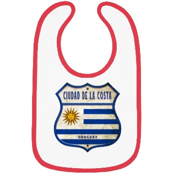 Discover Ciudad de la Costa Uruguay Vintage Design Bibs