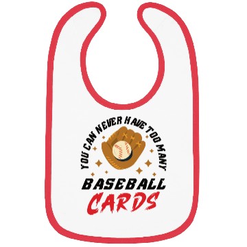 Discover Baseball Cards Baseball Player Baseball Fan Gift Bibs