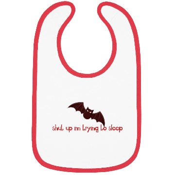 Discover sleepy bat Bibs