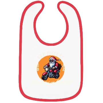 Discover Biker Santa Bibs
